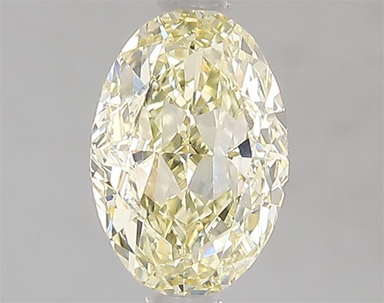 1.55 Ct. Fancy Light Yellow Oval Lab Grown Diamond