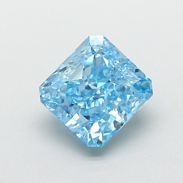 1.51 Ct. Fancy Blue Radiant Lab Grown Diamond