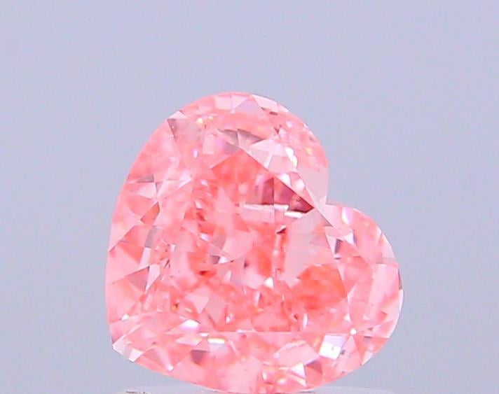 1.44 Ct. Fancy Vivid Pink Heart Lab Grown Diamond