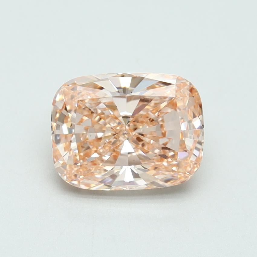 1.51 Ct. Fancy Vivid Pink Cushion Lab Grown Diamond