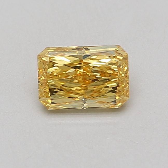 0.75 Ct. Fancy Vivid Yellow Radiant Lab Grown Diamond