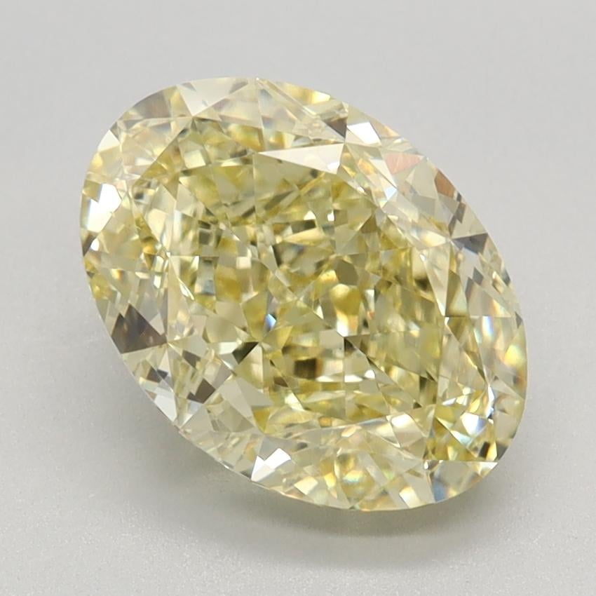 2.59 Ct. Fancy Intense Yellow Oval Lab Grown Diamond