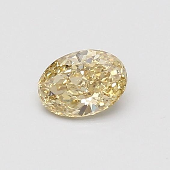 0.33 Ct. Fancy Yellow Oval Lab Grown Diamond
