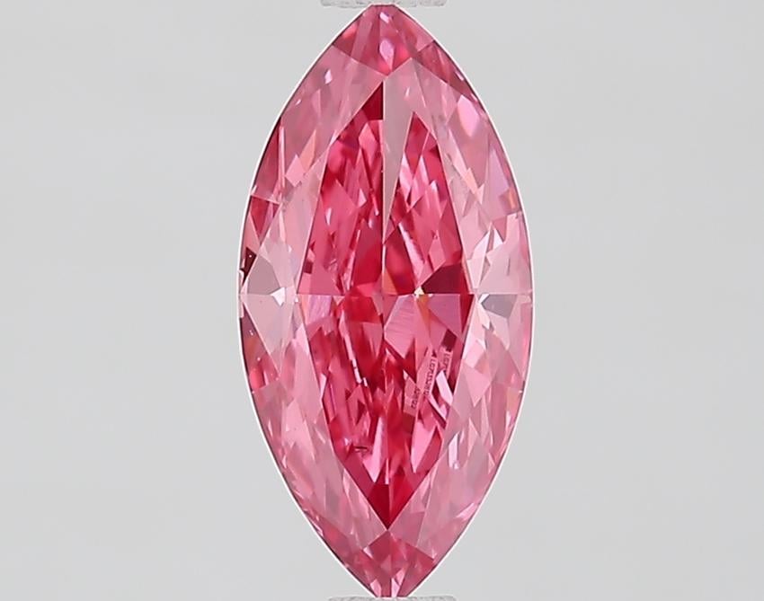 1.00 Ct. Fancy Vivid Pink Marquise Lab Grown Diamond