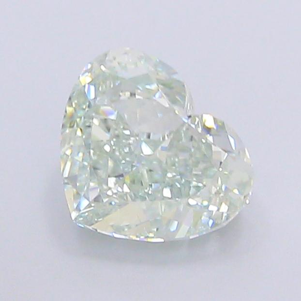 2.51 Ct. Fancy Intense Green Heart Lab Grown Diamond