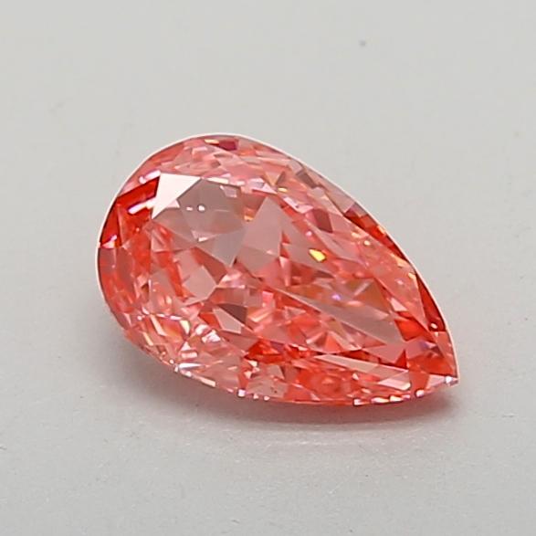 0.91 Ct. Fancy Vivid  Pink Pear Lab Grown Diamond