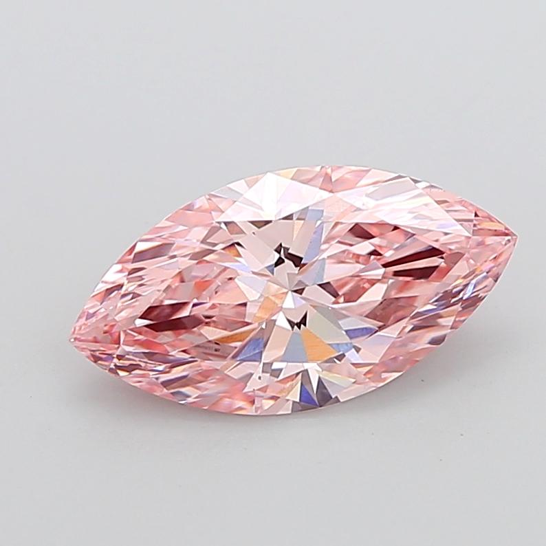 4.07 Ct. Fancy Intense None Pink Marquise Lab Grown Diamond