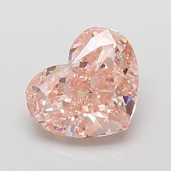1.09 Ct. Fancy Vivid Pink Heart Lab Grown Diamond