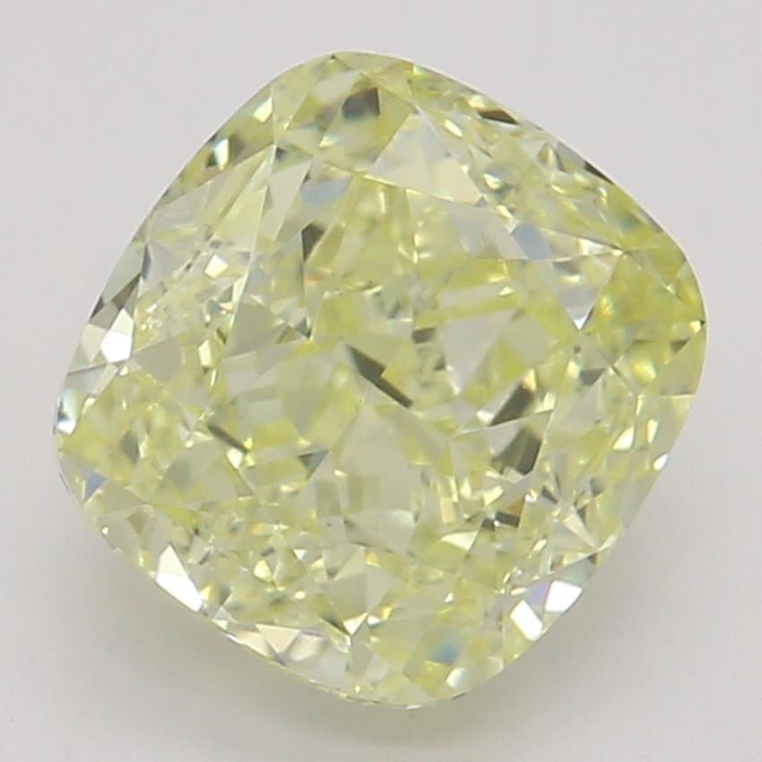 1.10 Ct. Fancy Light Yellow Cushion Diamond