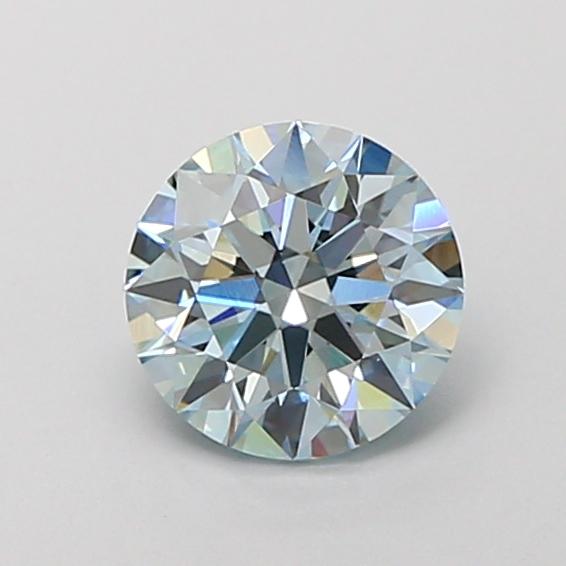 1.11 Ct. Fancy Intense Blue Round Lab Grown Diamond