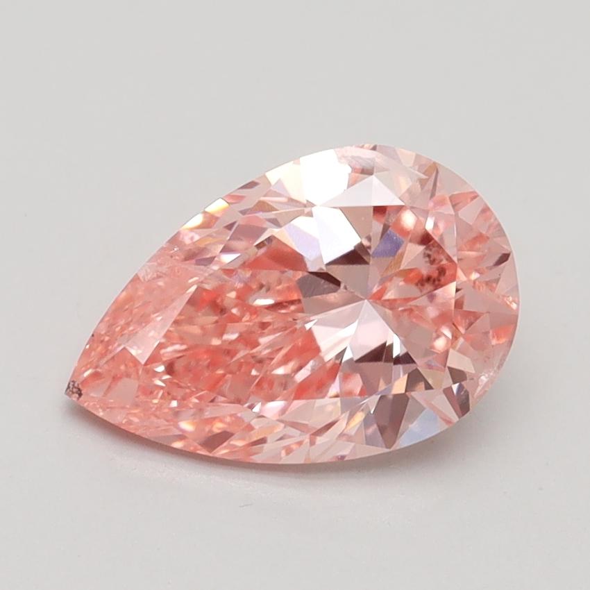 1.70 Ct. Fancy Intense Pink Pear Lab Grown Diamond