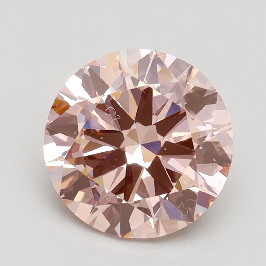 2.20 Ct. Fancy Intense Pink Round Lab Grown Diamond