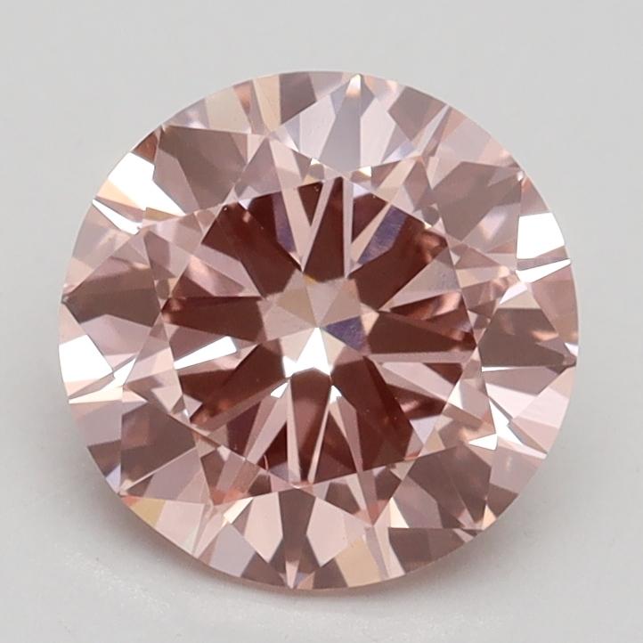 1.70 Ct. Fancy Intense Pink Round Lab Grown Diamond