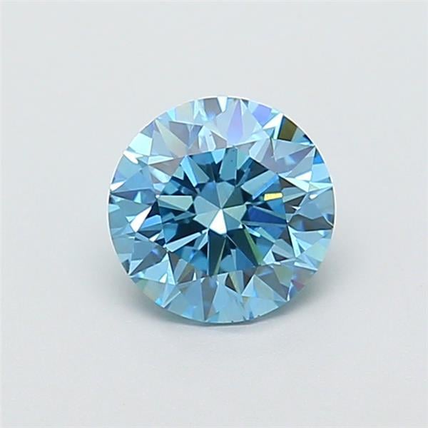 1.13 Ct. Fancy Vivid  Blue Round Lab Grown Diamond