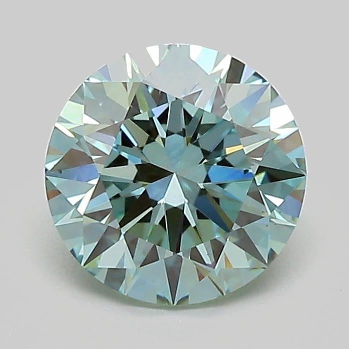 1.50 Ct. Fancy Intense Green Round Lab Grown Diamond
