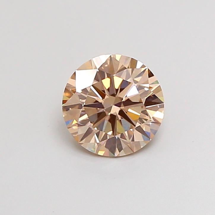 1.58 Ct. Fancy Light  Brown Round Lab Grown Diamond