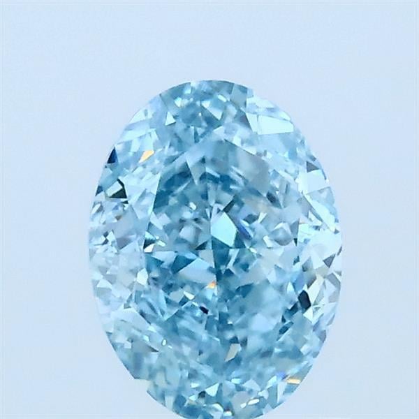 1.02 Ct. Fancy Blue Oval Lab Grown Diamond