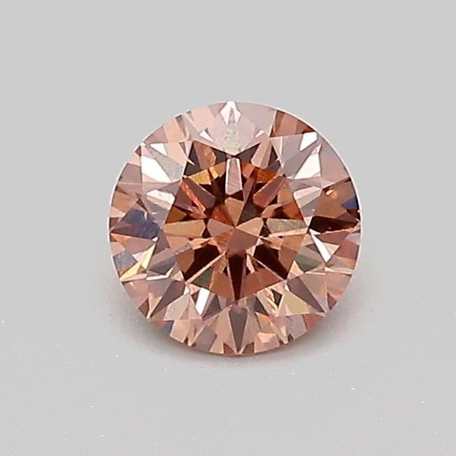0.53 Ct. Fancy Light  Brown Round Lab Grown Diamond