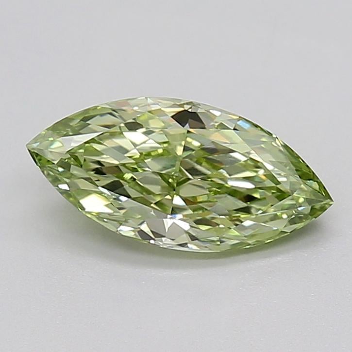 1.15 Ct. Fancy Vivid  Green Marquise Lab Grown Diamond