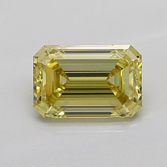 1.11 Ct. Fancy Yellow Emerald Lab Grown Diamond