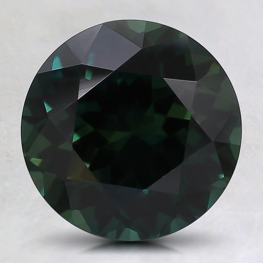 8.5mm Teal Round Sapphire