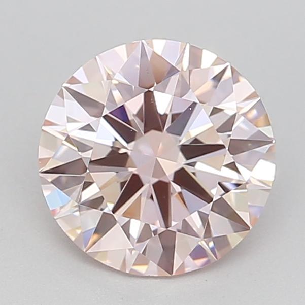 0.89 Ct. Fancy Light Pink Round Lab Grown Diamond