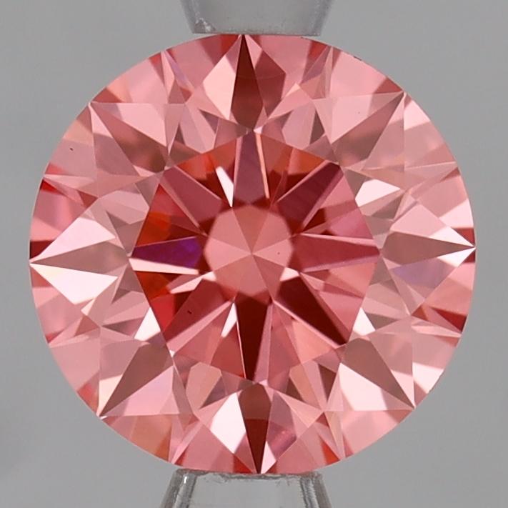1.06 Ct. Fancy Vivid Pink Round Lab Grown Diamond