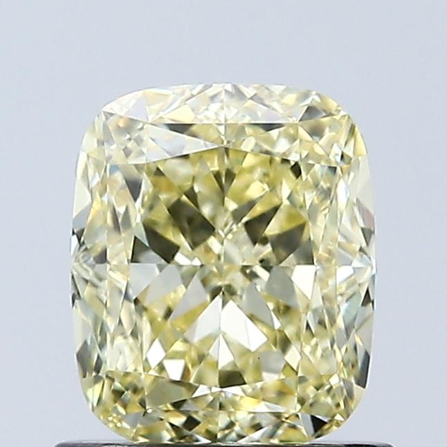 1.06 Ct. Fancy Intense Yellow Cushion Lab Grown Diamond