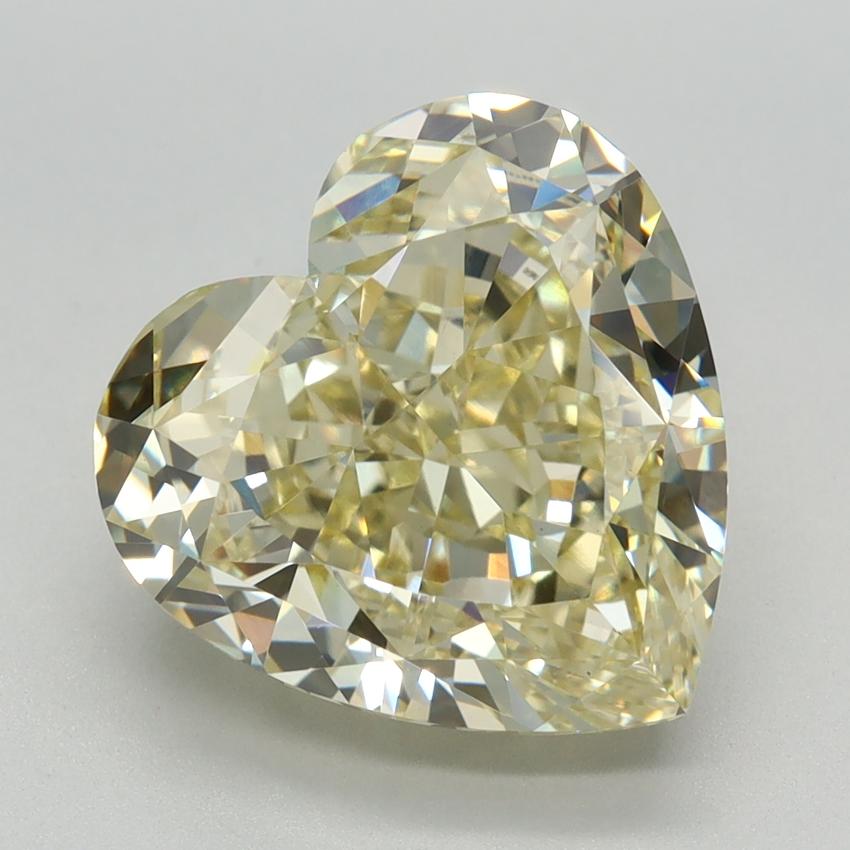 5.64 Ct. Fancy Intense Yellow Heart Lab Grown Diamond