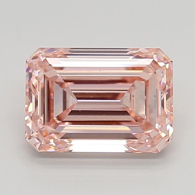 3.07 Ct. Fancy Intense  Pink Emerald Lab Grown Diamond