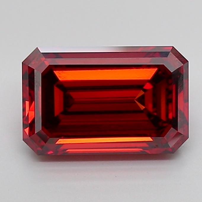5.01 Ct. Fancy Deep Orange Emerald Lab Grown Diamond