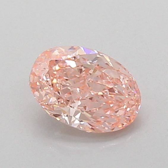 0.75 Ct. Fancy Vivid Pink Oval Lab Grown Diamond