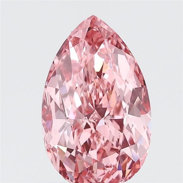 1.17 Ct. Fancy Vivid Pink Pear Lab Grown Diamond