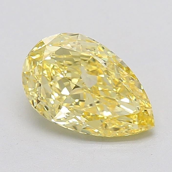 2.10 Ct. Fancy Intense  Yellow Pear Lab Grown Diamond