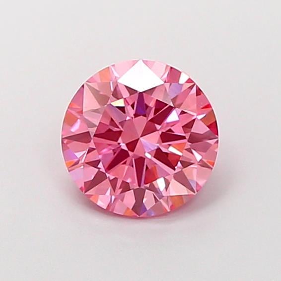 1.21 Ct. Fancy Vivid  Pink Round Lab Grown Diamond