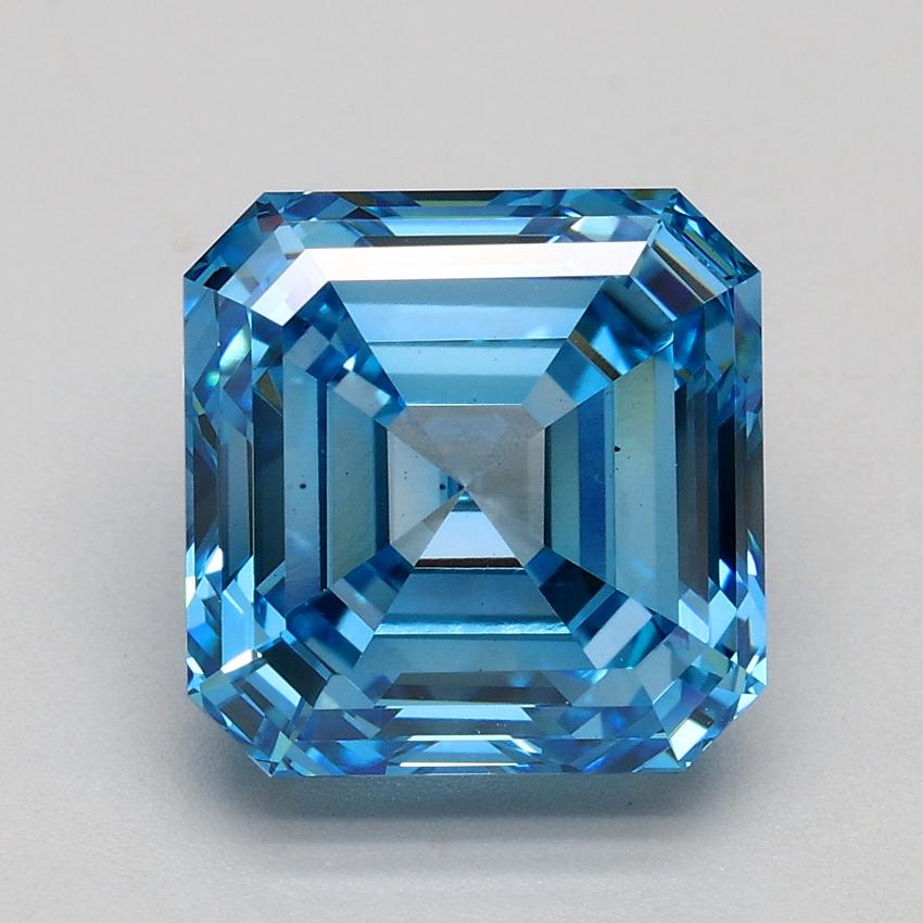 3.30 Ct. Fancy Vivid Blue Asscher Lab Grown Diamond