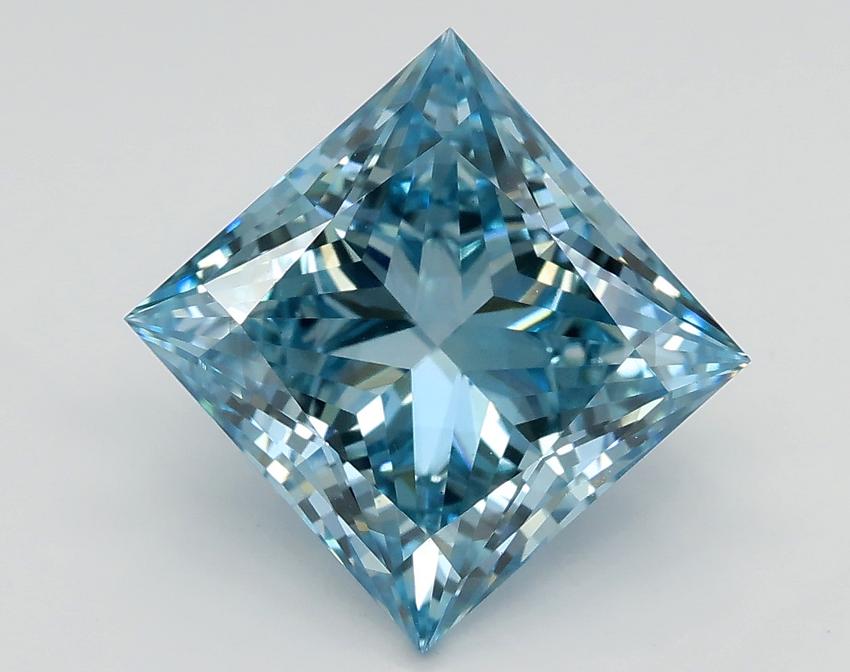 3.54 Ct. Fancy Blue Princess Lab Grown Diamond