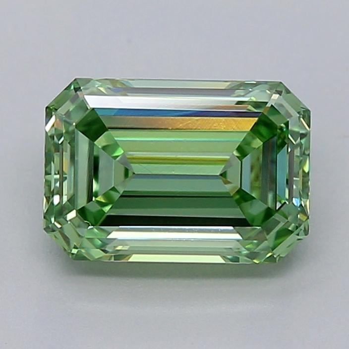 1.56 Ct. Fancy Green Emerald Lab Grown Diamond