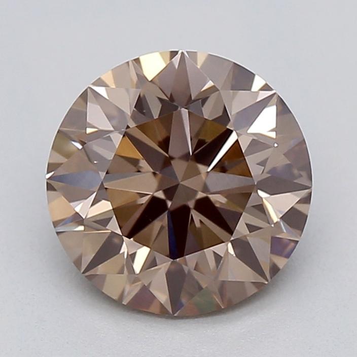 0.90 Ct. Fancy  Brown Round Lab Grown Diamond