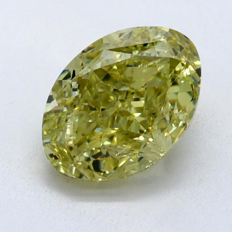 1.00 Ct. Fancy Yellow Oval Diamond