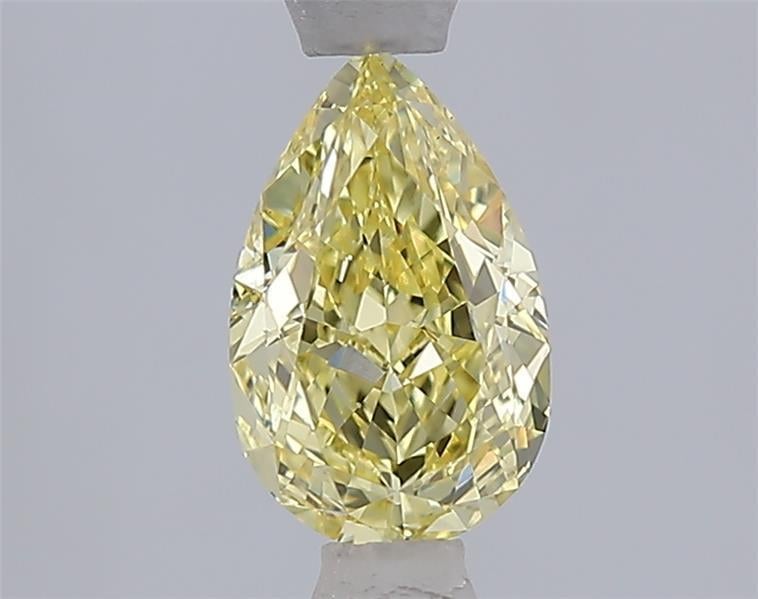1.10 Ct. Fancy Intense  Yellow Pear Lab Grown Diamond