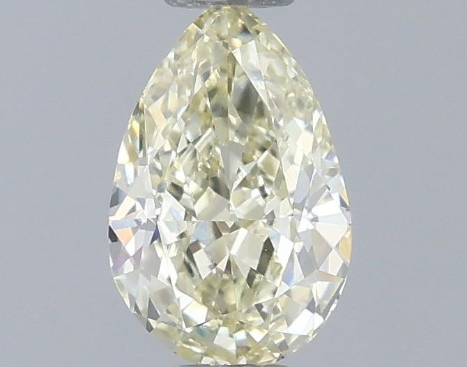 0.51 Ct. Light Yellow Pear Lab Grown Diamond