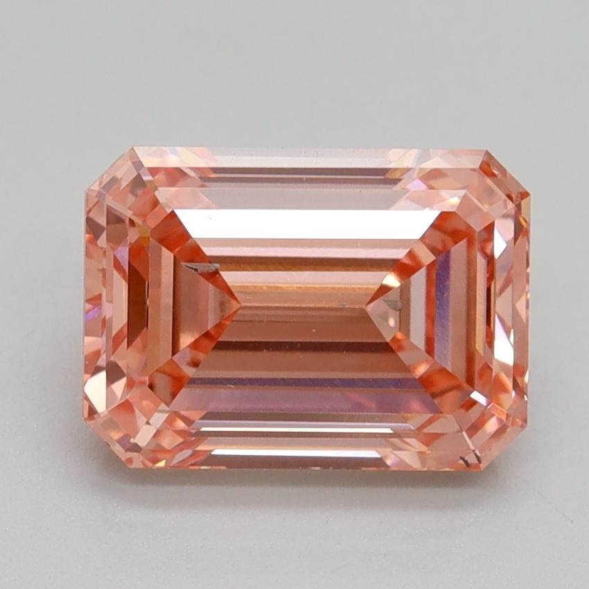 2.53 Ct. Fancy Intense Pink Emerald Lab Grown Diamond