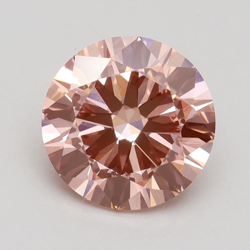 2.00 Ct. Fancy Intense Pink Round Lab Grown Diamond