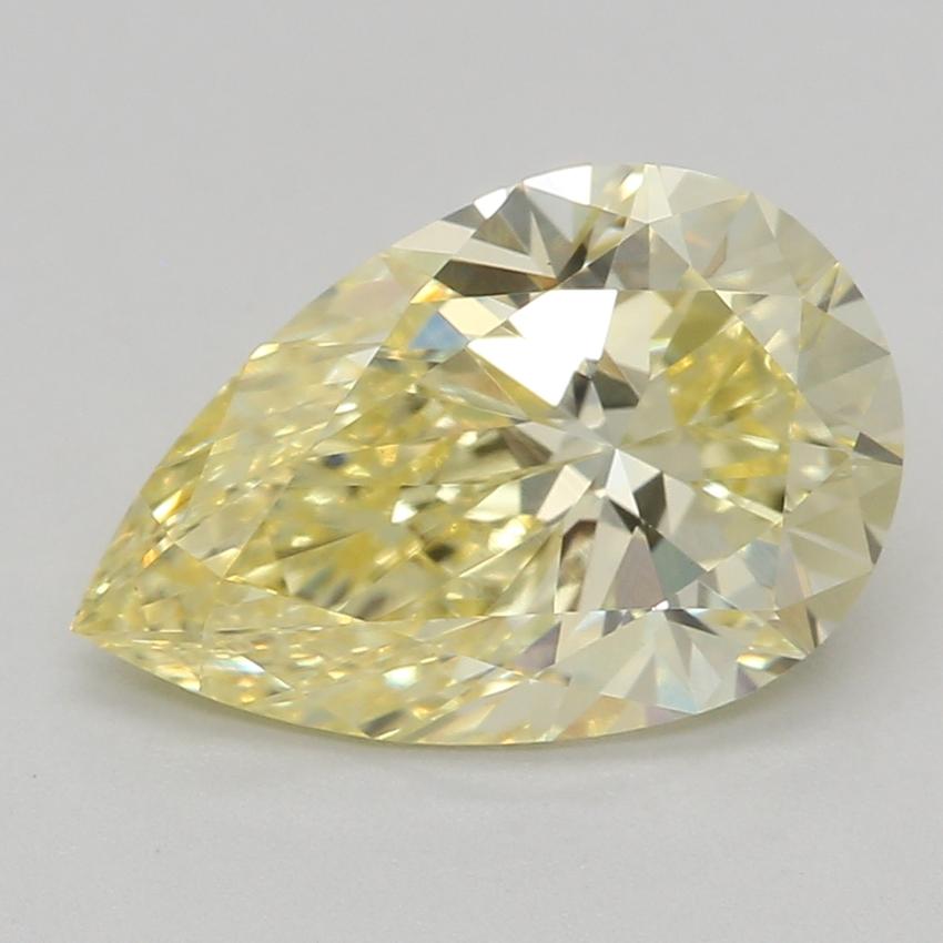 1.54 Ct. Fancy Yellow Pear Lab Grown Diamond