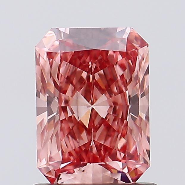 1.20 Ct. Fancy Vivid Pink Radiant Lab Grown Diamond