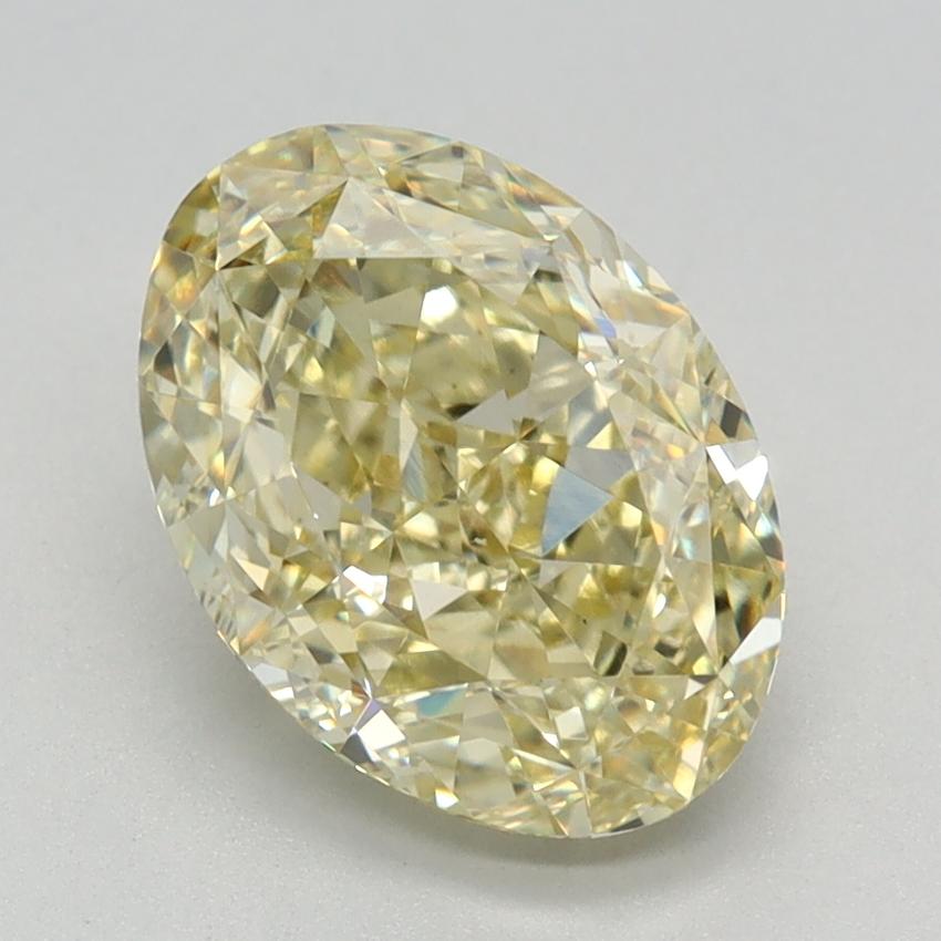 2.40 Ct. Fancy Intense Yellow Oval Lab Grown Diamond