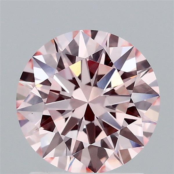 1.51 Ct. Fancy Intense Pink Round Lab Grown Diamond