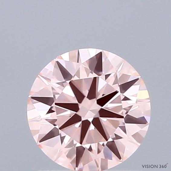 0.95 Ct. Fancy Intense Pink Round Lab Grown Diamond