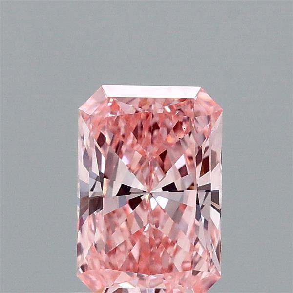 0.96 Ct. Fancy Vivid Pink Radiant Lab Grown Diamond